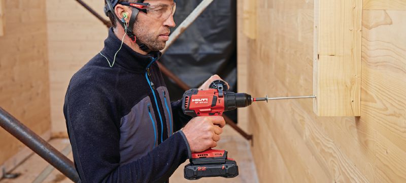 Vis à bois structurel S-WCP-Z, tête fraisée avec filetage partiel Vis à bois avec tête fraisée et filetage partiel pour une fixation sûre et pratique du bois avec une finition attrayante Applications 1