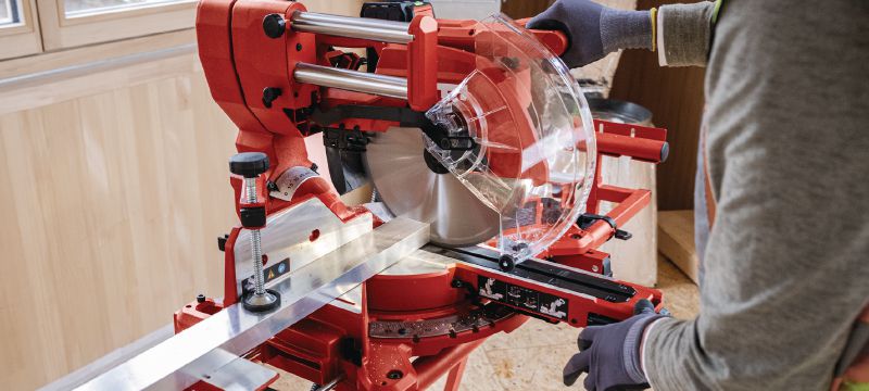 Scie à onglets sans fil SM 60-22 Scie à onglets composée coulissante à double biseau avec une capacité de coupe transversale jusqu’à 100 x 355 mm│4 x 13-3/4 (plateforme de batteries Nuron) Applications 1