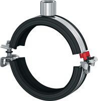 Collier de serrage MP-U-G à fermeture rapide et faible friction Collier de serrage galvanisé avec insert à faible friction et fermeture rapide pour une productivité maximale dans les applications semi-intensives