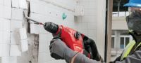 Burins pour carrelage TE-C TI Burins pour carrelage SDS Plus (TE-C) auto-affûtants pour racler les matériaux de surface Applications 1