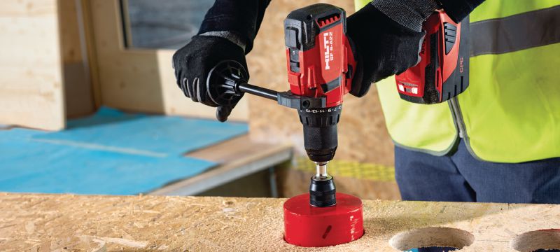 Visseuse-perceuse sans fil SF 6-A22 Visseuse-perceuse sans fil 22 V avec régulation active du couple et embrayage électronique pour une utilisation universelle dans le bois, le métal et autres matériaux Applications 1