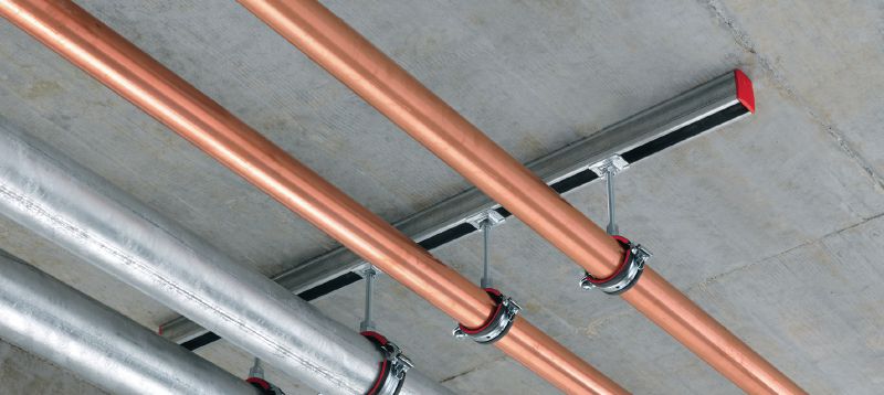 Rail profilé en C MM-C-30 Rail profilé en C galvanisé pour charges légères Applications 1