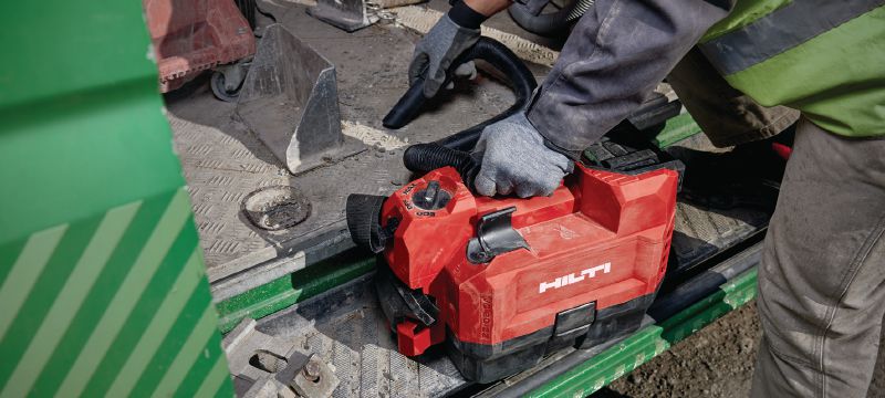 Aspirateur de chantier sans fil VC 2D-22 Aspirateur compact et sans fil pour les nettoyages de chantier (à sec), cuve de 3,5 l (batterie Nuron) Applications 1