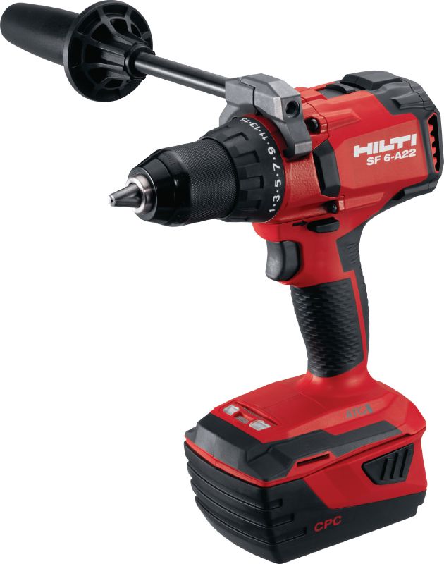 Visseuse-perceuse sans fil SF 6-A22 Visseuse-perceuse sans fil 22 V avec régulation active du couple et embrayage électronique pour une utilisation universelle dans le bois, le métal et autres matériaux