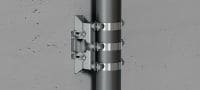 Point fixe compact MFP-CHD (charges lourdes) Point fixe compact, galvanisé pour charges très lourdes jusqu'à 44 kN Applications 2