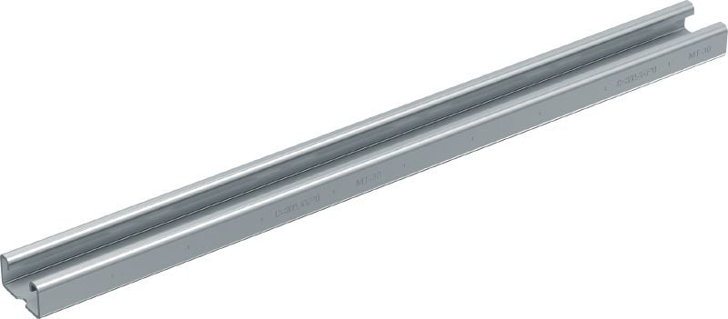 Rail profilé en C MT-30 Rail profilé en C pour charges moyennes, adapté aux composants MT-FL / MT-TL dans les environnements intérieurs