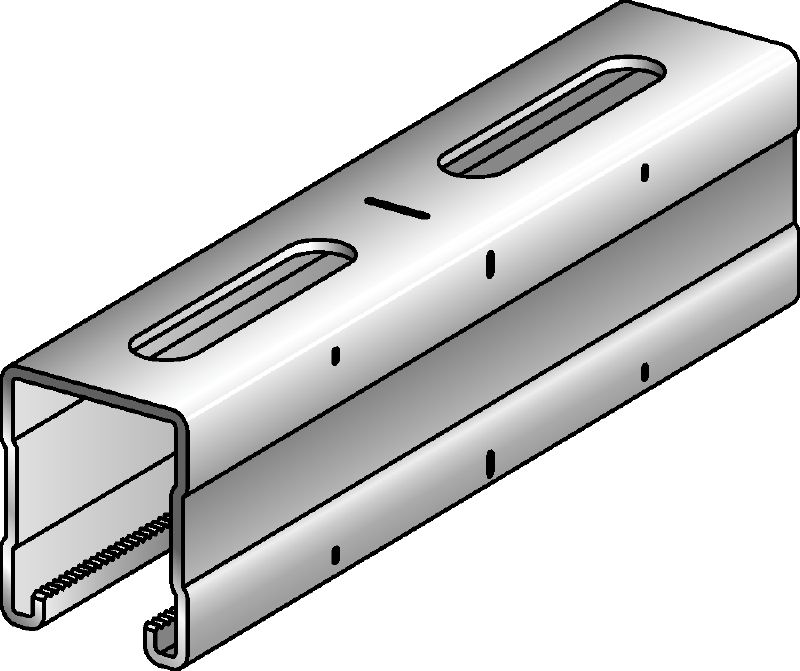 MQ-52-R Rail de supportage (acier inoxydable A4)