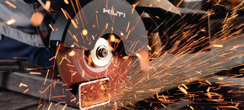 Disque à tronçonner SPX Disque à tronçonner pour métaux offrant une durée de vie extra-longue et une vitesse de coupe extra-élevée Applications 1