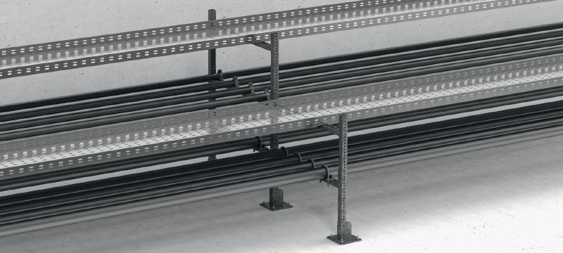 Rail profilé rectangulaire MT-70 OC Rail profilé rectangulaire pour charges lourdes, adapté aux composants MT-TFB dans les environnements extérieurs Applications 1