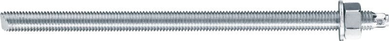 Tige d'ancrage HAS-U 5.8 Tige d'ancrage à utiliser avec les chevilles chimiques en capsule ou à injection (acier au carbone 5,8)