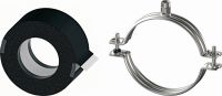 Collier eau glacée MRP-C à fermeture rapide Collier de serrage galvanisé pour une productivité élevée dans les applications d'eau froide et de réfrigération avec différentes épaisseurs d'isolation
