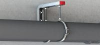 Collier de serrage MP-L-I à fermeture rapide pour charges légères Collier de serrage galvanisé avec insonorisation et fermeture rapide pour une productivité élevée dans les applications légères Applications 5