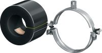 Collier eau glacée MIP-M (isolation moyenne) Collier de serrage galvanisé pour une productivité maximale dans les applications de réfrigération avec une épaisseur d'isolation de 20 à 25 mm
