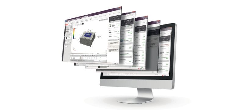 PROFIS Engineering Suite - Logiciel de dimensionnement structurel Logiciel de dimensionnement du chevillage pour l'ingénierie structurelle avec codes et homologations, calculs par méthode des éléments finis basée sur les composants et différentes méthodes de fixation