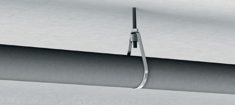 Support de tube de sprinkler MP-SPN Collier poire galvanisé pour sprinkler avec homologations VdS, FM et UL pour les applications de sprinkler d'incendie Applications 1