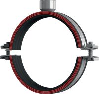 Collier de serrage MP-MI pour charges lourdes Collier de serrage galvanisé avec insonorisation pour applications lourdes