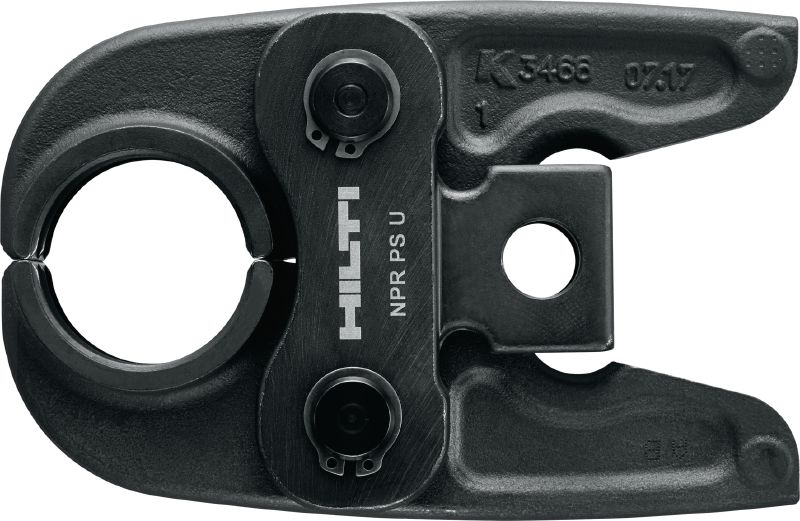 Mâchoire de sertisseuse NPR PS U Mâchoires de sertisseuse pour les raccords à sertir de profilé U jusqu'à 50 mm. Compatibles avec les outils de sertissage des tubes NPR 32-A.