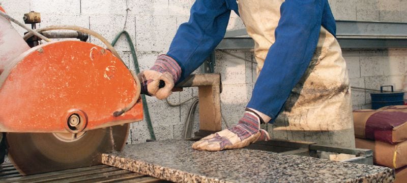 Lame de scie sur table DS-BB C1 Lame diamant silencieuse de qualité supérieure réduisant le bruit jusqu'à 50 % – conçue pour la coupe de blocs de béton Applications 1