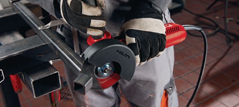 Meuleuse d'angle AG 125-13S Meuleuse d'angle 1 300 W avec charbons longue durée pour la découpe et le meulage avec des disques jusqu'à 125 mm Applications 1