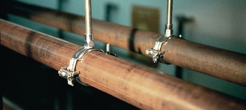 MPN-S Collier d'exception galvanisé sans insert d'insonorisation pour une productivité élevée dans les applications pour charges moyennes Applications 1