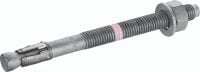 HST2-F V3 cheville à expansion Cheville à expansion haute performance (M8-M16) pour le béton fissuré soumis à des charges statiques et sismiques (galvanisée à chaud)