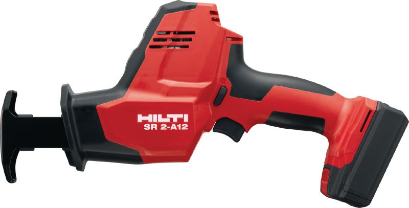 Scie sabre SR 2-A12 Scie sabre sans fil de 12 V pour les démolitions légères, avec éclairage LED - conçue pour de faibles vibrations, une coupe lisse