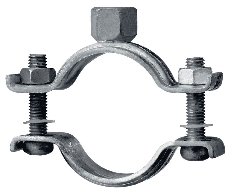 Collier de serrage MP-M-F pour charges lourdes Collier de serrage galvanisé à chaud (GAC) sans insonorisation pour applications lourdes
