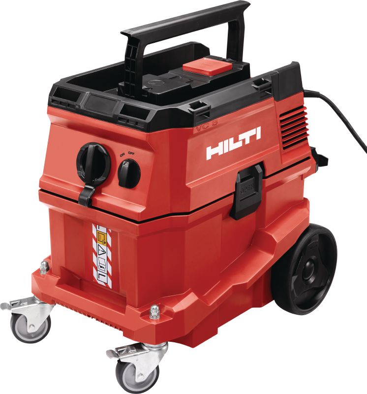 Aspirateur de chantier VC 5L de classe L Aspirateur de chantier puissant pour les nettoyages quotidiens du chantier (à sec et à eau), cuve de 20 l