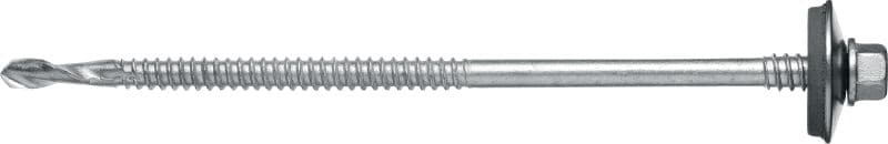 Vis pour panneaux sandwich S-CD 75 GS Vis à panneau sandwich (acier inoxydable A2) avec rondelle de 22 mm et filetage de support pour les structures de base en acier épais (jusqu'à 15 mm)