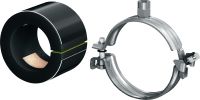 Collier eau glacée MIP-H (isolation fine) Collier de serrage galvanisé pour une productivité maximale dans les applications de réfrigération avec une épaisseur d'isolation de 13 à 16 mm