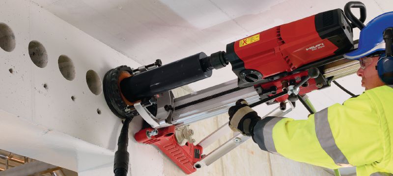 Couronne de forage SP-H Couronne de forage (52-202 mm) de haute qualité pour tout type de béton – pour appareils de puissance élevée (>2,5 kW), sans emmanchement Applications 1