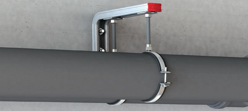 Collier de serrage MP-L-I à fermeture rapide pour charges légères Collier de serrage galvanisé avec insonorisation et fermeture rapide pour une productivité élevée dans les applications légères Applications 1