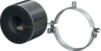 Collier eau glacée MIP-T (isolation épaisse) Collier de serrage galvanisé pour une productivité maximale dans les applications de réfrigération avec une épaisseur d'isolation de 31 à 50 mm