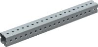 Rail profilé rectangulaire MT-70 OC Rail profilé rectangulaire pour charges lourdes, adapté aux composants MT-TFB dans les environnements extérieurs
